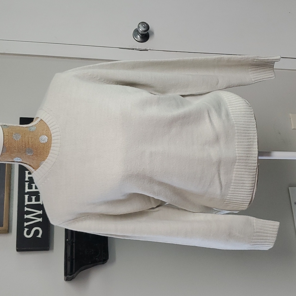 Banana Republic pale grey NWT sweater large